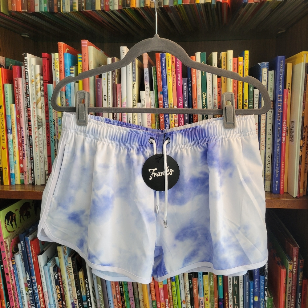 Franks Australia Swim Shorts Tye Dye Drawstring Pockets XL NWT